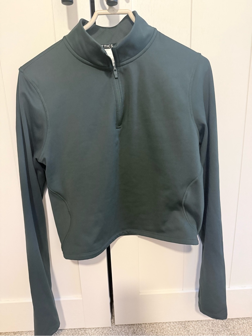 Fabletics Dark green  Half-Zip Pullover, excellent condition